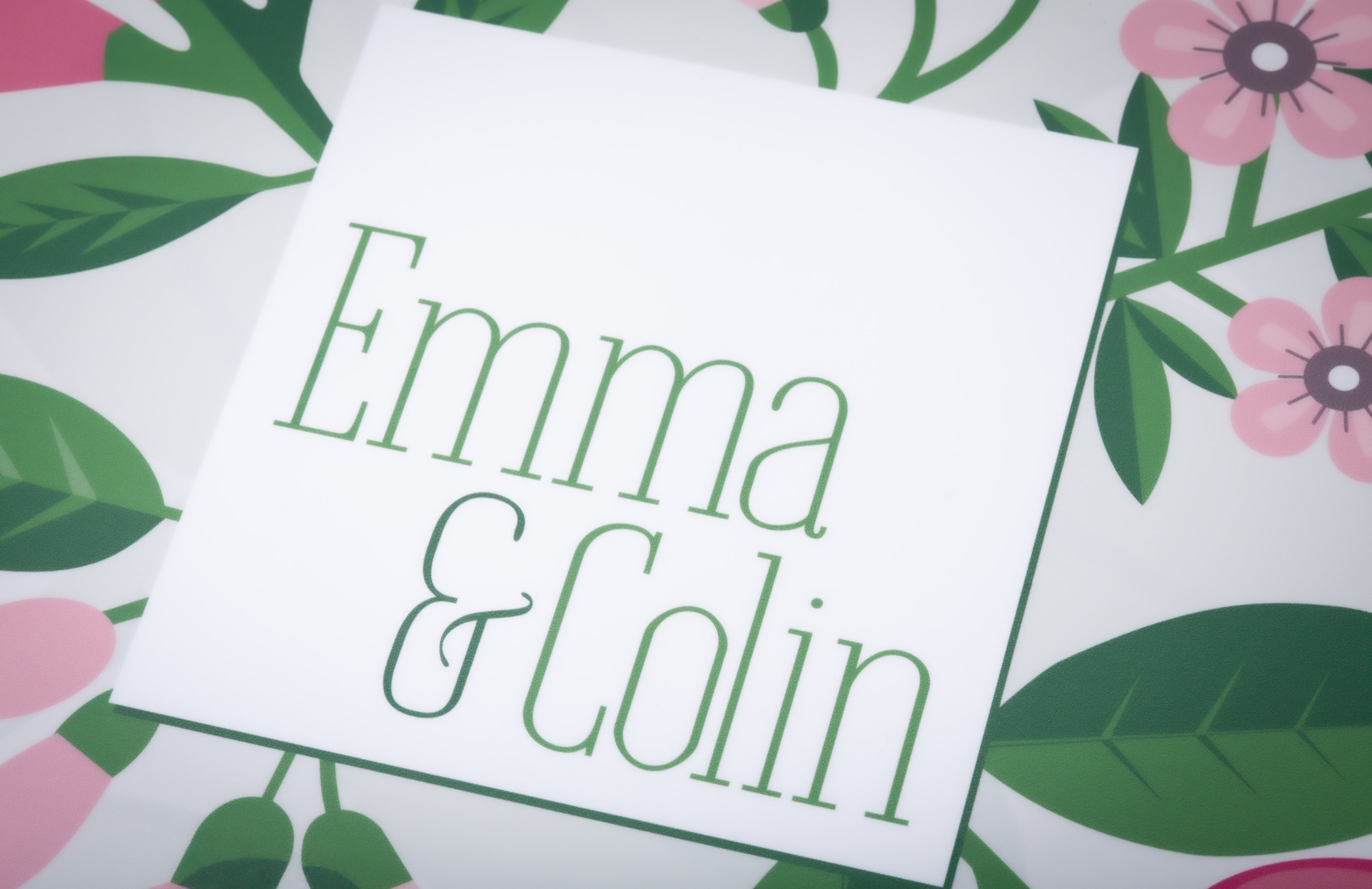 Wedding Day Details: Welcome Board And Seating Chart For Emma & Colin