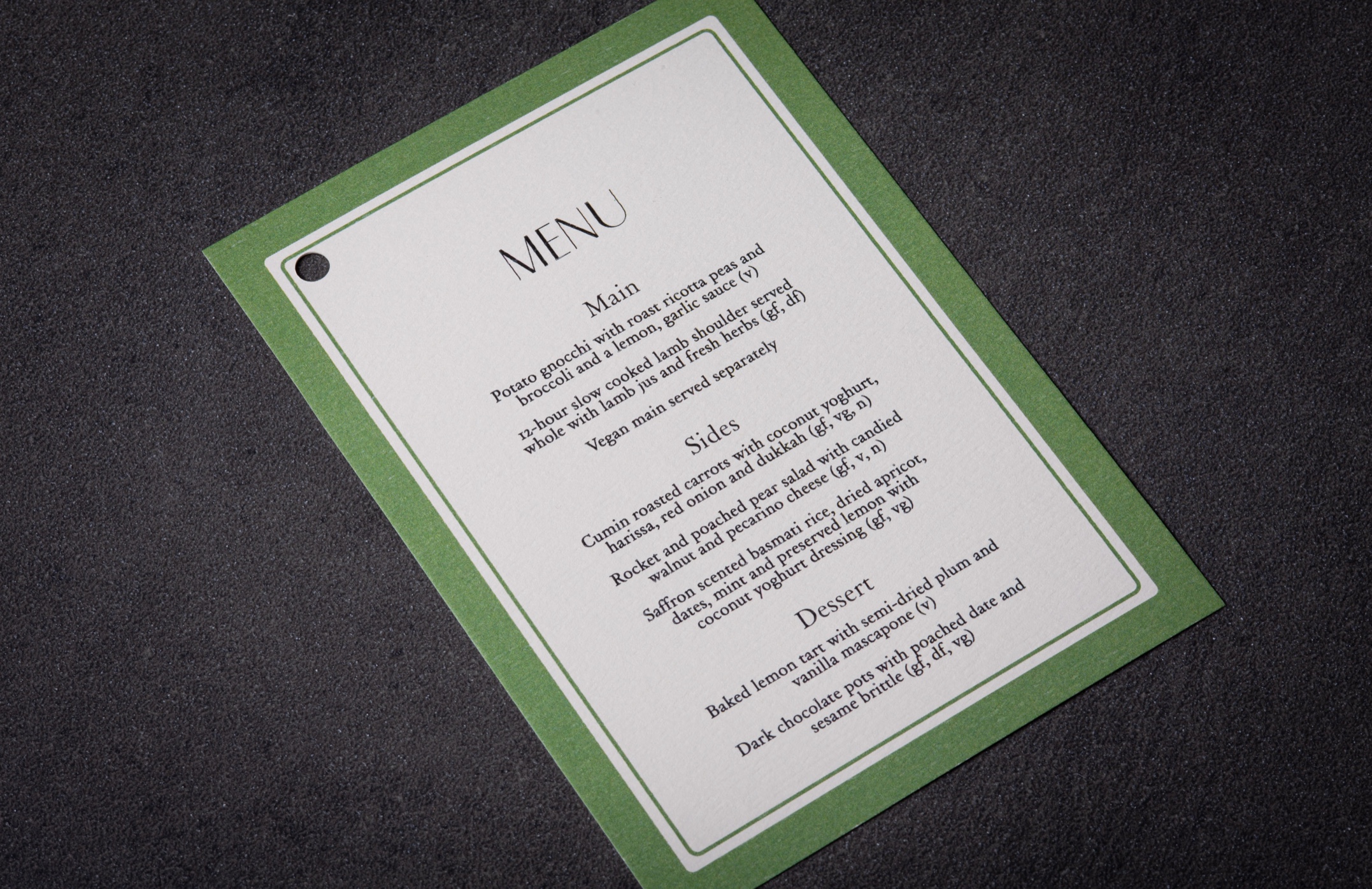 Elevated Elegance: Wedding Print Collateral for Angus & Hannah