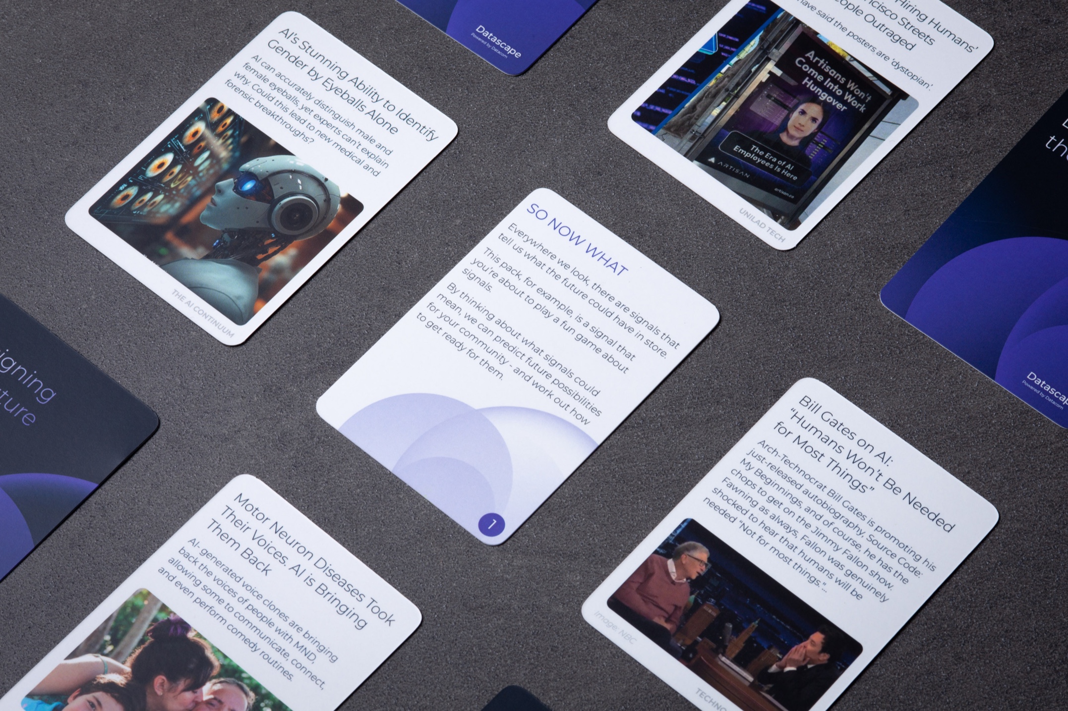 Custom corporate card decks printed in Wellington for branded games, training tools and promotional campaigns.