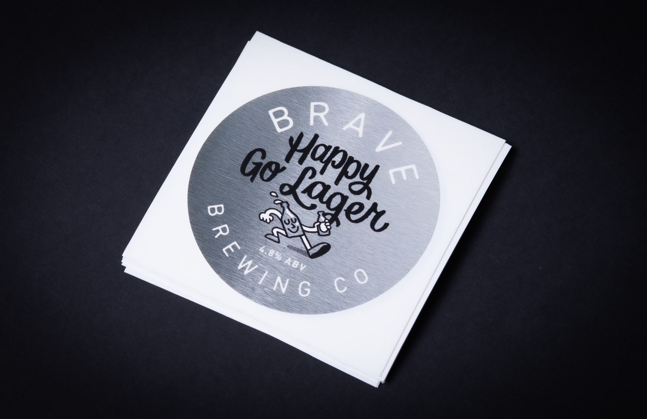 Backlit Brewery Tap Badges printed on translucent self-adhesive vinyl for Brave Brewing Co. Printed in Wellington by Colourcraft. Backlit Brewery Tap Badges printed on translucent self-adhesive vinyl for Brave Brewing Co. Printed in Wellington by Colourcraft.