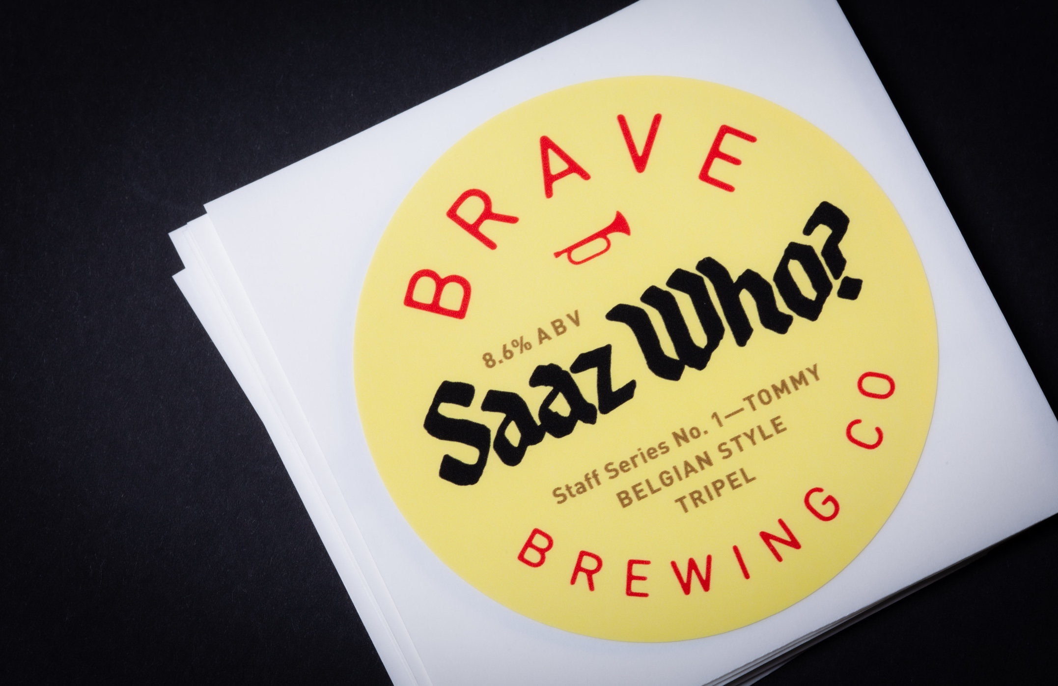 Backlit Brewery Tap Badges printed on translucent self-adhesive vinyl for Brave Brewing Co. Printed in Wellington by Colourcraft. Backlit Brewery Tap Badges printed on translucent self-adhesive vinyl for Brave Brewing Co. Printed in Wellington by Colourcraft.