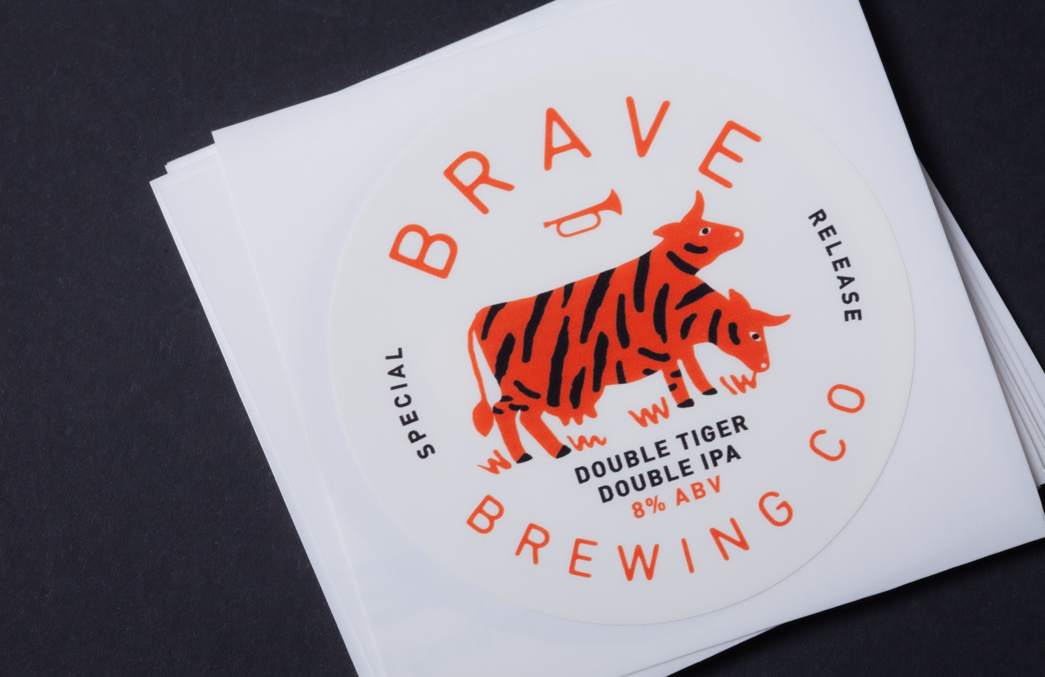Backlit Brewery Tap Badges printed on translucent self-adhesive vinyl for Brave Brewing Co. Printed in Wellington by Colourcraft. Backlit Brewery Tap Badges printed on translucent self-adhesive vinyl for Brave Brewing Co. Printed in Wellington by Colourcraft.