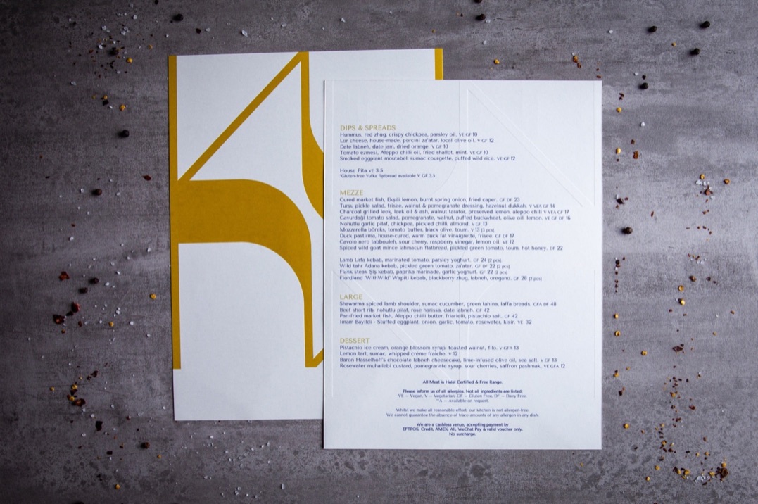 Printed menus Wellington NZ – custom laminated and premium hospitality menu printing